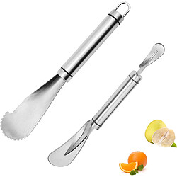 Vendos85 Éplucheur de pomelo et orange en acier inoxydable