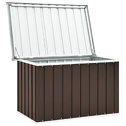 Avis Helloshop26 Coffre boîte meuble de jardin rangement 109 x 67 x 65 cm marron 02_0013093