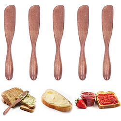 Vendos85 Lot de 5 épandeurs à fromage en bois de cerisier