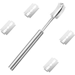 Vendos85 Ensemble lame boulanger professionnel avec pochette cuir