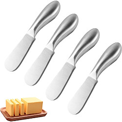 Vendos85 Couteaux à beurre en acier inoxydable 6 pcs