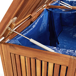 Acheter Helloshop26 Coffre boîte meuble de jardin rangement 200 x 80 x 75 cm bois massif d'acacia 02_0013020