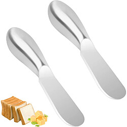 Vendos85 Lot de 2 épandeurs à fromage en acier inoxydable