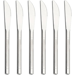 Vendos85 Lot de 6 couteaux à beurre pour enfants en acier inoxydable