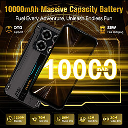 OUKITEL WP60 5G Smartphone Incassable 7,2" Android 15 - 48Go+512Go 10000mAh/33W 120Hz pas cher