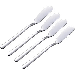 Vendos85 Ensemble 4 couteaux à tartiner en acier inoxydable