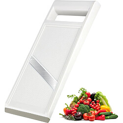 Vendos85 Mandoline Cuisine Robuste avec Lames en Acier Inoxydable blanc