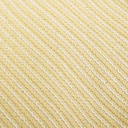 Helloshop26 Voile d'ombrage parasol en PEHD carré 3,6 x 3,6 m beige 02_0008584
