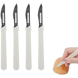 Vendos85 Couteau à pain rond ergonomique et polyvalent