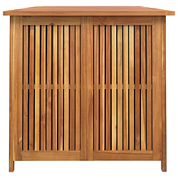 Avis Helloshop26 Coffre boîte meuble de jardin rangement 200 x 80 x 75 cm bois massif d'acacia 02_0013020