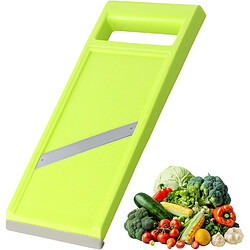 Vendos85 Mandoline Cuisine Robuste avec Lames en Acier Inoxydable vert