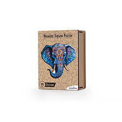 recent toys SMART5213 Puzzle en bois 174 pièces Éléphant avec boîte et support