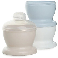 Conteneur à lait - THERMOBABY - Avec couvercles - Fleur bleue