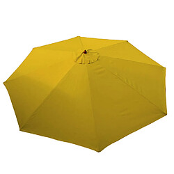 Avis Mendler Parasol Florida, parasol de marché, Ø 3,5m polyester/bois 7kg ~ jaune