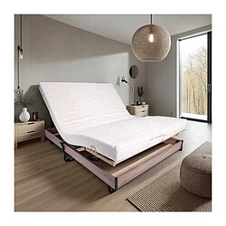 WEBED TALCA Ensemble matelas + sommier électrique 140x190 cm mousse ferme