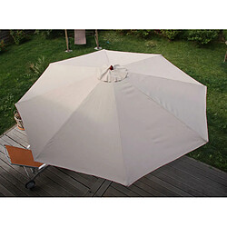 Acheter Mendler Parasol en bois, parasol de jardin Florida, parasol de marché, 3,5m ~ crème