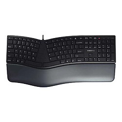 Cherry KC 4500 ERGO Clavier filaire USB QWERTY noir avec repose-poignets