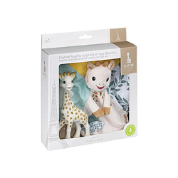 Sophie La Girafe Coffret cadeau Doudou Sophie + Sophie caoutchouc naturel