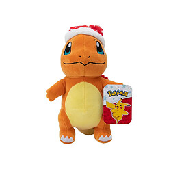 The Pokemon Company Seasonal Holiday Salamèche 20 cm Peluche Bonnet de Noël