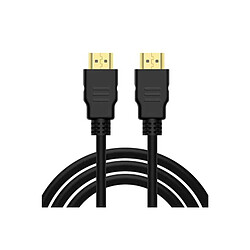 Urban Factory HDM30UF Câble HDMI 2.0 3 m Type A vers Type A noir plaqué or