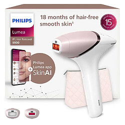 Philips BRI950/02 Épilateur IPL sans fil 9900 Rose/Blanc