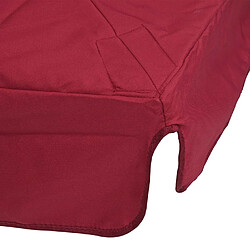 Acheter Mendler Toile pour parasol de luxe HWC-A96 avec rabat, 3,5x3,5m (Ø4,95m) 4kg ~ bordeaux