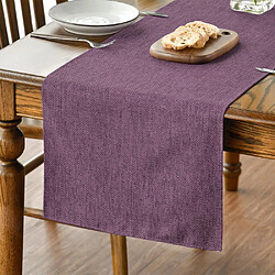 Vendos85 Chemin de Table Polyester Lilas 40×100 cm