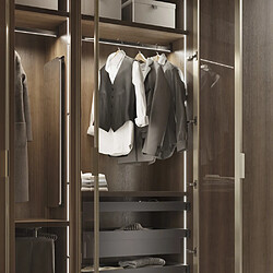 Emuca Kit barre Luxe 1 150 mm bande LED Neonlynx V 4,5x8 capteur RF Smart 2 700 K