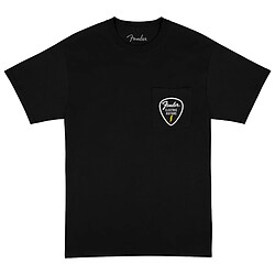 T-shirt à poche Pick Patch XL Noir Fender