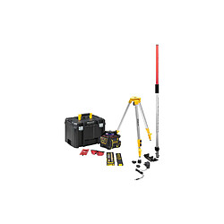 Stanley FMHT77224-1 Niveau rotatif RL600L 60 m Li-ion avec trépied 75–153 cm et mallette