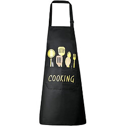 Vendos85 Tablier de cuisine imperméable unisexe 72 x 65?cm cooking