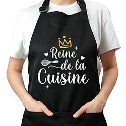 Vendos85 Tablier femme coton ajustable – Reine de la cuisine