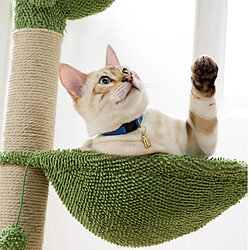 Paris Prix Arbre à Chat Cactus Jouet & Hamac 96cm Vert