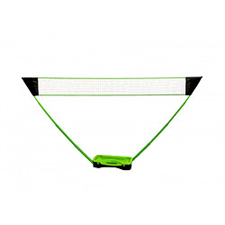 Play4Fun Set de Badminton complet avec filet 295 x 38 x 154 cm, raquettes, volants et étui de rangement pas cher