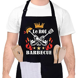 Vendos85 Tablier BBQ Homme « Le ROI du BARBECUE »