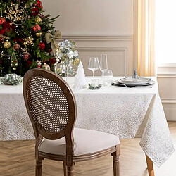 Feeric Lights And Christmas Nappe de Noël design Léopard - L. 360 x l. 140 cm - Blanc