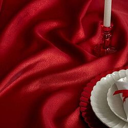 Feeric Lights And Christmas Nappe de Noël Paillette - L. 140 x l. 240 cm - Rouge