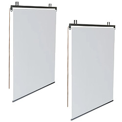 Idmarket Store pergola blanc x2