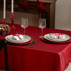 Feeric Lights And Christmas Nappe de Noël Paillettes - L. 140 x l. 360 cm - Rouge