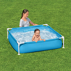 Piscine Hors Sol Tubulaire pour Enfants Bestway My First Frame Pools 122x122x30,5 cm Capacité de 365 Litres