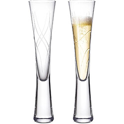 Vendos85 Coupes à champagne en verre transparent 145 ml
