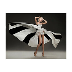 Paris Prix Papier Peint Belle Femme Blonde à la Robe Merveilleuse 193 x 250 cm