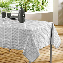 Paris Prix Nappe Toile Cirée Abaca 140x240cm Gris