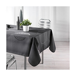 Paris Prix Nappe Antitache Kosmo 150x240cm Anthracite