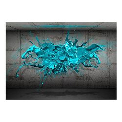 Paris Prix Papier Peint Blue Ink Blot 210 x 300 cm