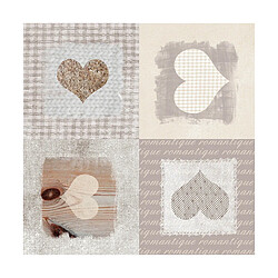 Avis Paris Prix Nappe Toile Cirée Cosy Coeur 140x240cm Gris