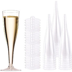 Vendos85 Flûtes à champagne élégantes en ABS