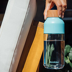 Avis Quokka Bouteille d'eau 570ml en Ecozen avec Bouchon Bambou Vert