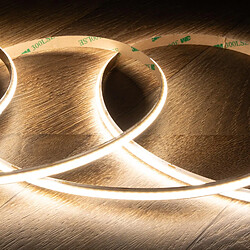 Acheter Ledkia Ruban LED 24V WCOB 256 LED/m 5m 10W/m 1100lm/m Largeur 8mm Coupe 3.2cm IP20 CRI90 4000K Blanc neutre