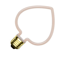 Ledkia Ampoule LED Filament E27 4W 400 lm Néon Heart No Flicker 2200K Super chaud